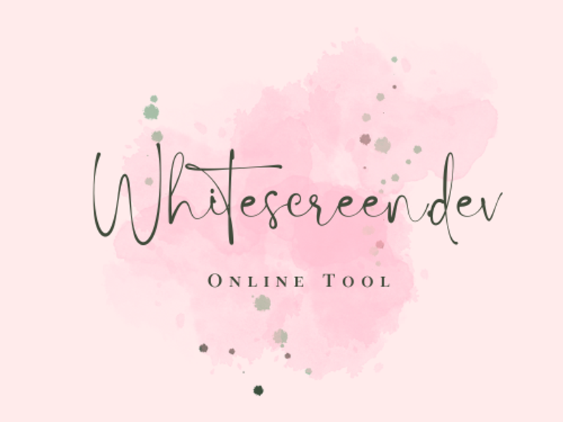 whitescreen