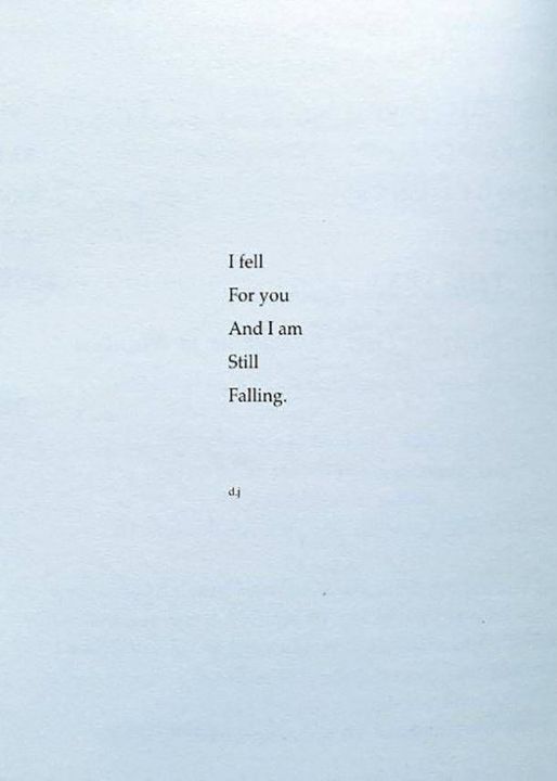 I fall in love with you and I'm still waiting