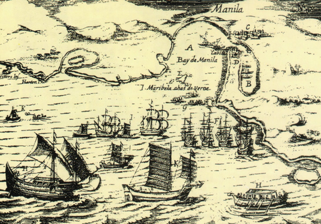 Thuyền Tây Ban Nha tại vùng biển Đông Nam Á.