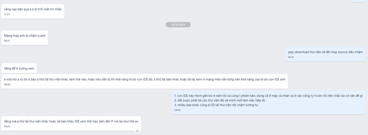 Lạy x2. Không giải quyết được vấn đề gì cả