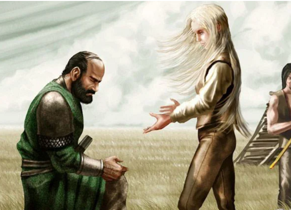 Jeor Mormont quỳ xuống trước Daenerý