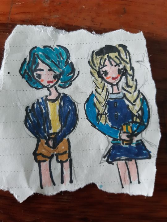 Một bức vẽ xinh xinh tự làm