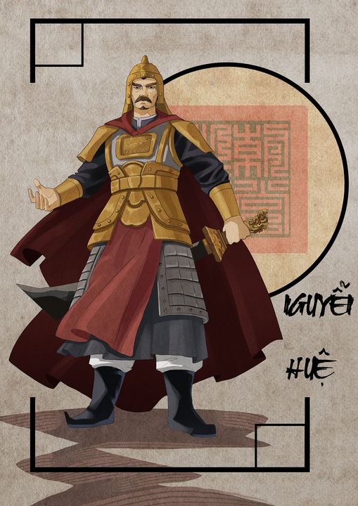 Nguyễn Huệ, tranh: Đại Việt kỳ nhân