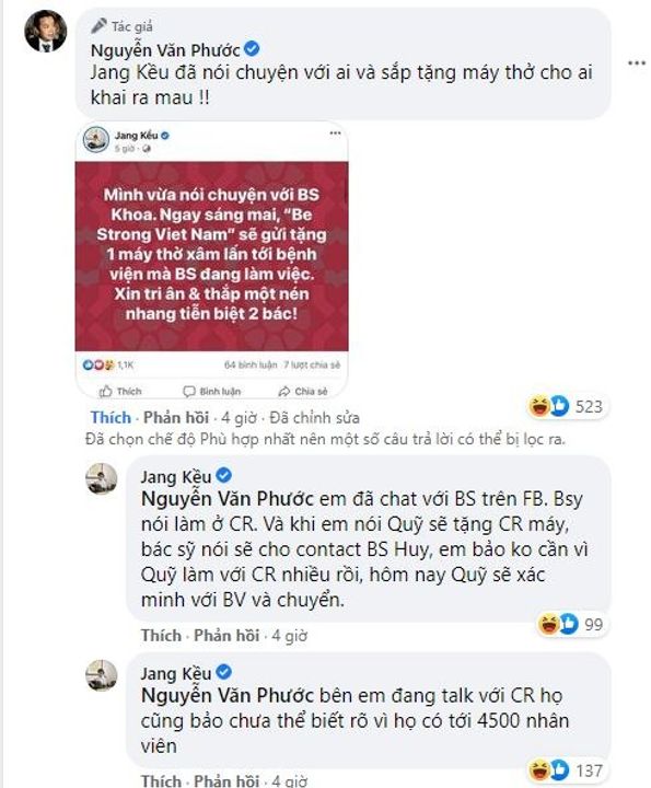 Bệnh viện có 10000 nhân viên thì cũng tra một phát trên máy là ra, cớ sao lại bảo chưa thể biết rõ?! Người bên CR đó là thật hay "lại" tưởng tượng? (trích cmt của một ai đó)