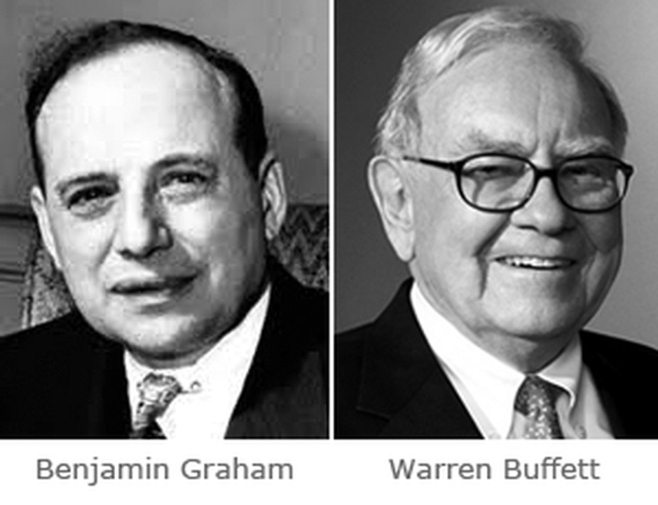 Benjamin Graham và học trò của ông - Warren Buffett, những người đặt nền móng cho triết lý "Đầu tư giá trị"