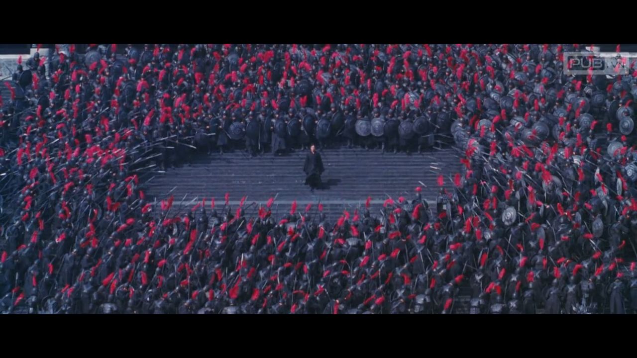 <i>Cảnh phim Hero (2002, đạo diễn Trương Nghệ Mưu)</i>