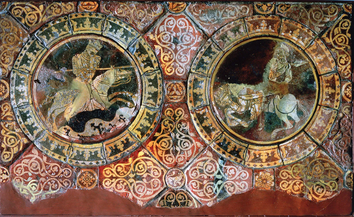 Richard I (trái) và Saladin (phải) trong cuộc Thập tự chinh lần thứ ba.