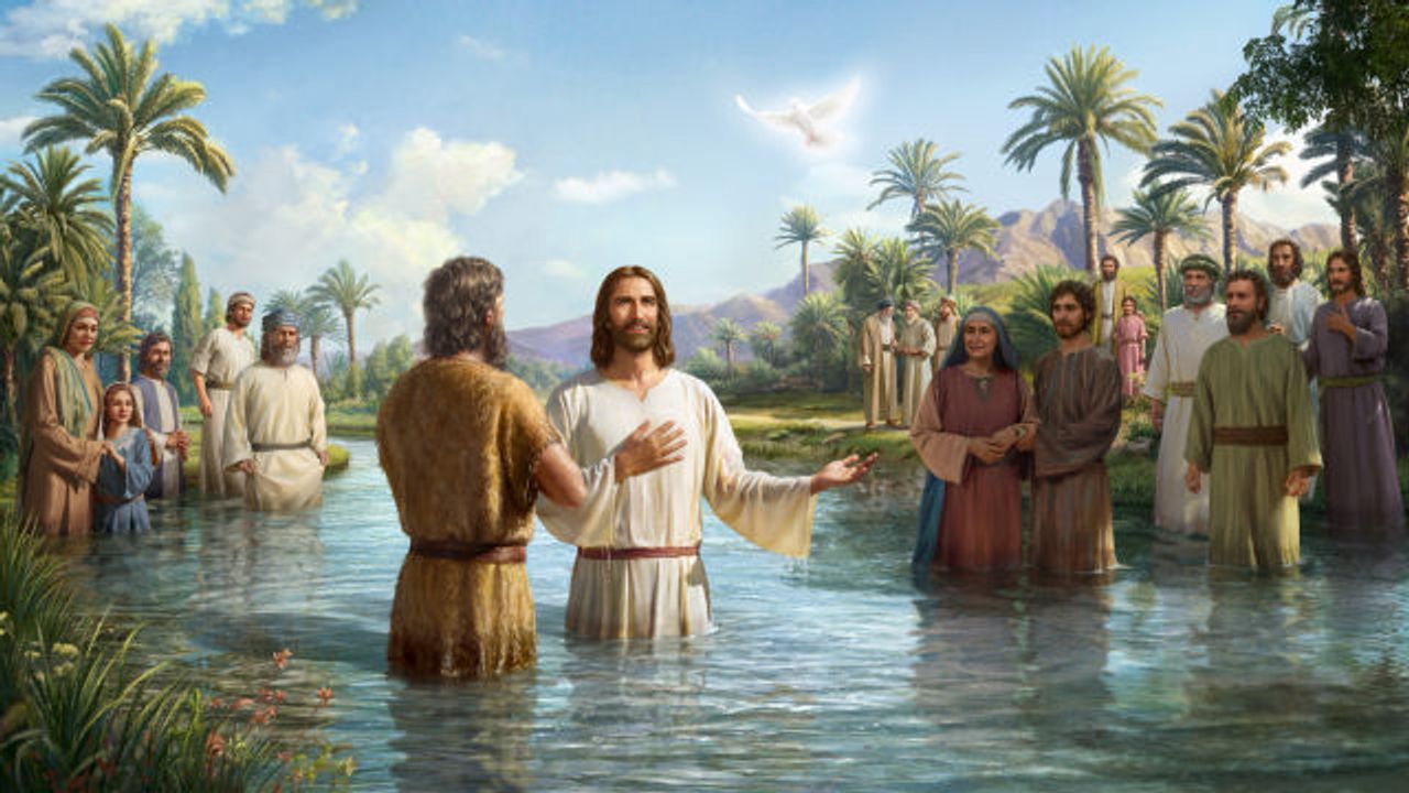 John làm phép rửa cho Đức Jesus