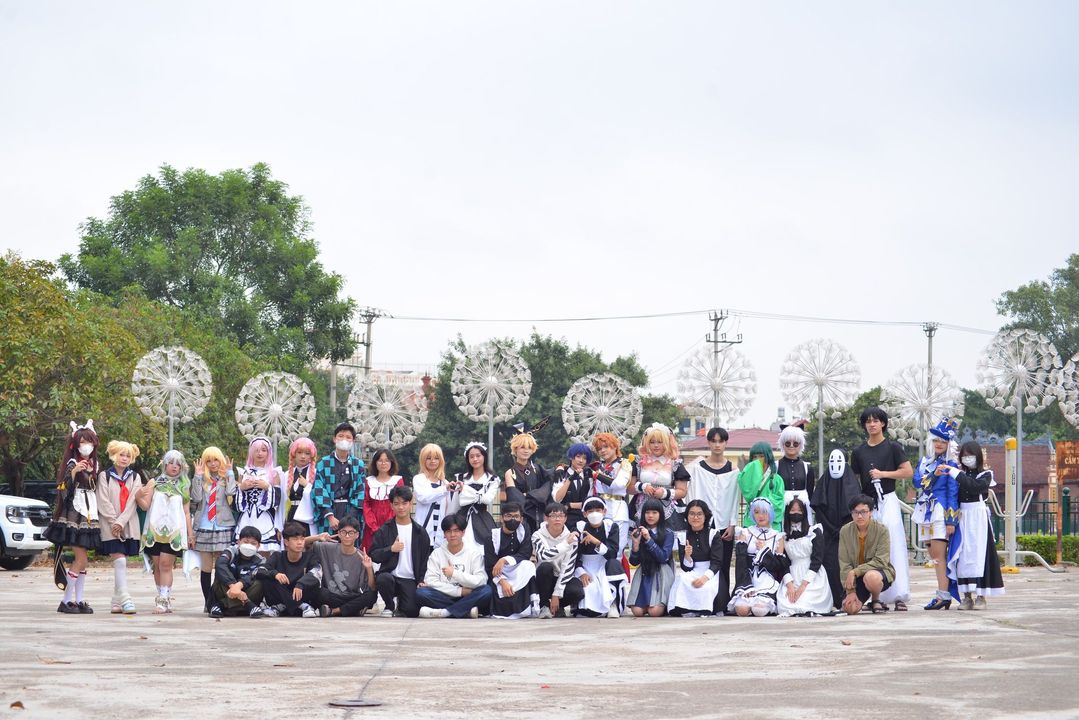 Bức ảnh chụp toàn thể cosplayer tại Bắc Giang