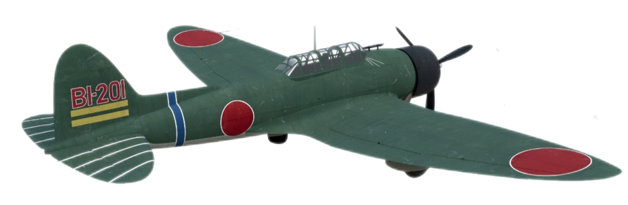 Máy bay D3A1 có mã hiệu là BI-201 được lái bởi Michio Kobayashi, đi cùng với Ono Yoshinor dẫn đầu đợt tấn công thứ nhất gồm 18 chiếc D3A1 và 6 tiêm kích A6M2 Zero.