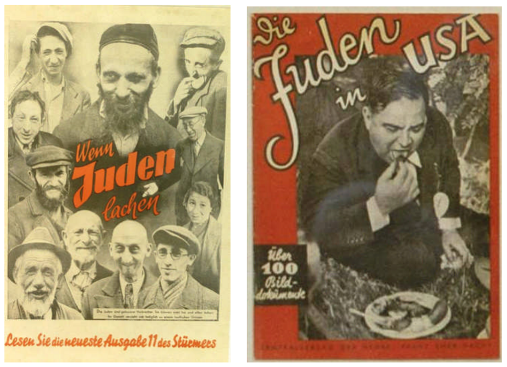 <i>Từ trái sang: "Khi người Do Thái cười", "Người Do Thái ở Mỹ".</i>