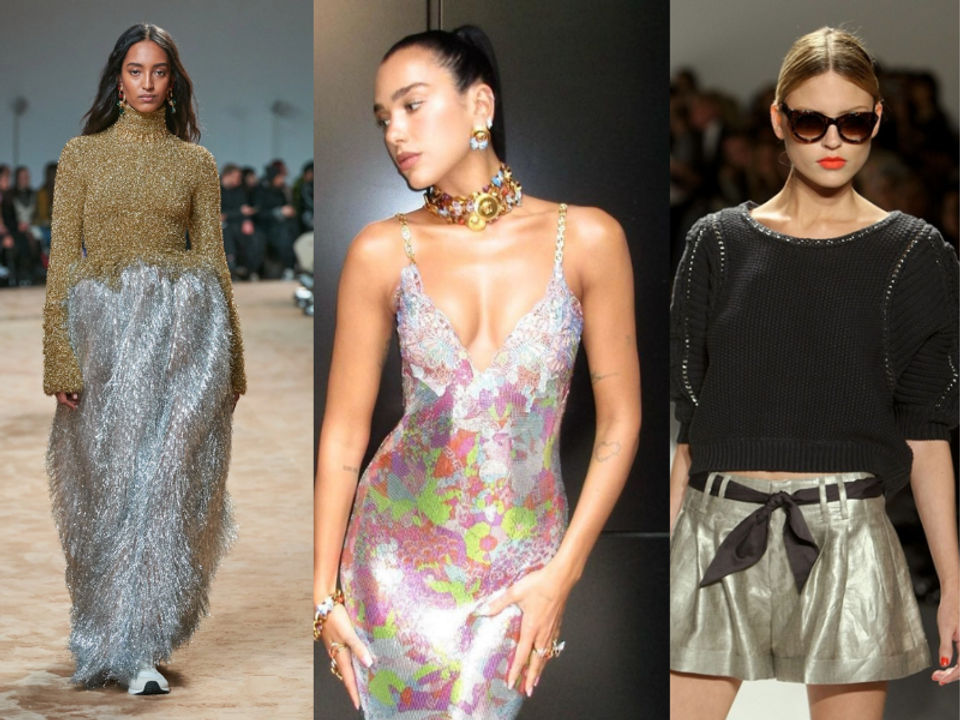 Sequin và ánh kim nổi bật