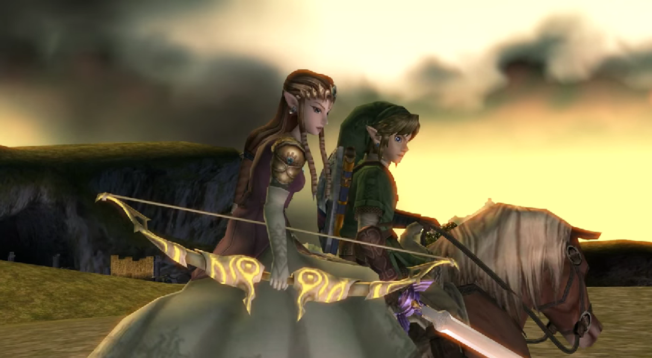 Link và Zelda đối đầu Ganondorf