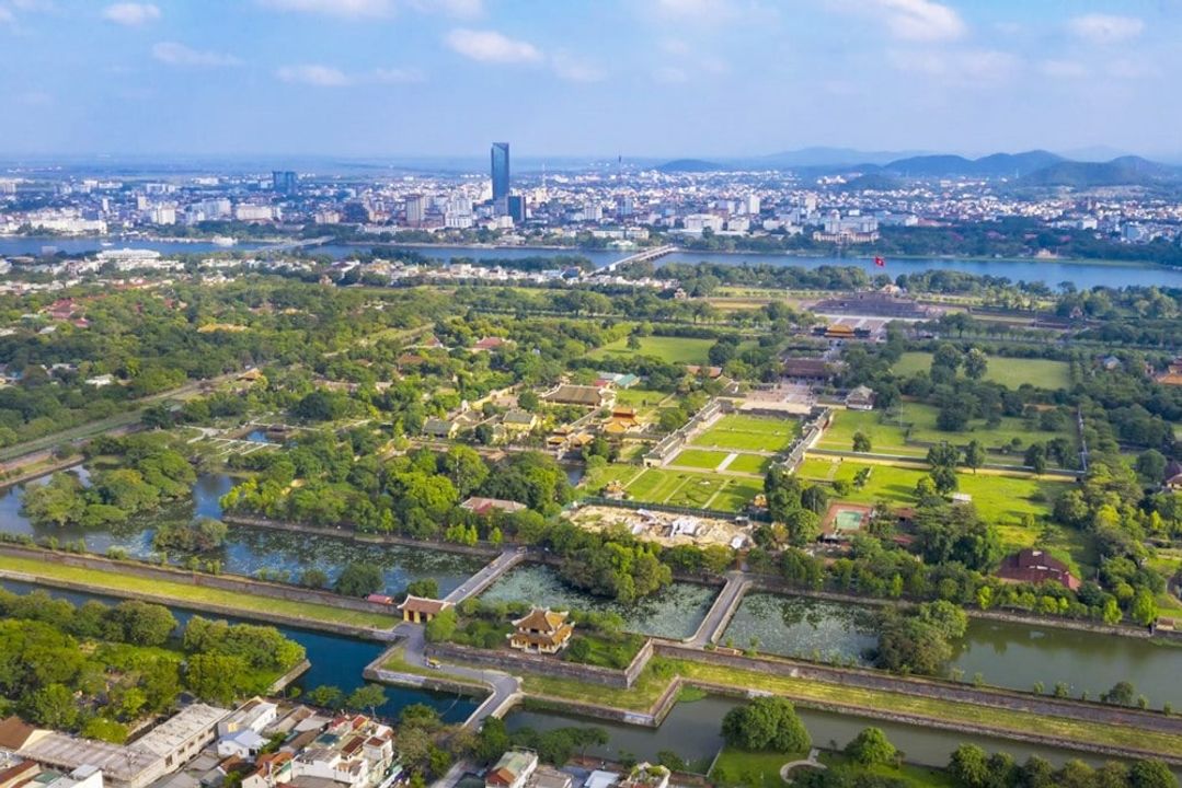 Đại Nội Huế nhìn từ trên cao