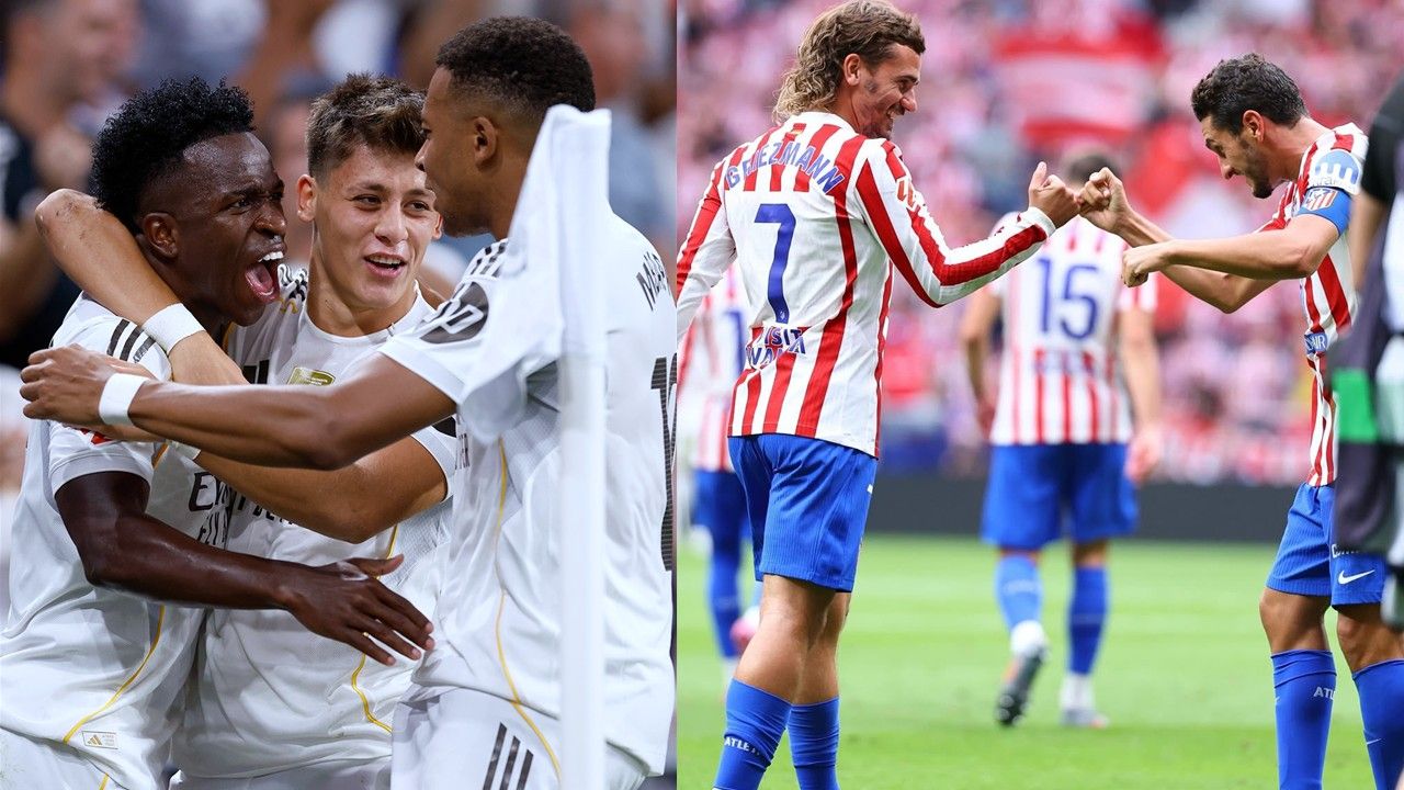 Trận derby Madrid đầu tiên của mùa giải diễn ra đầy kịch tính
