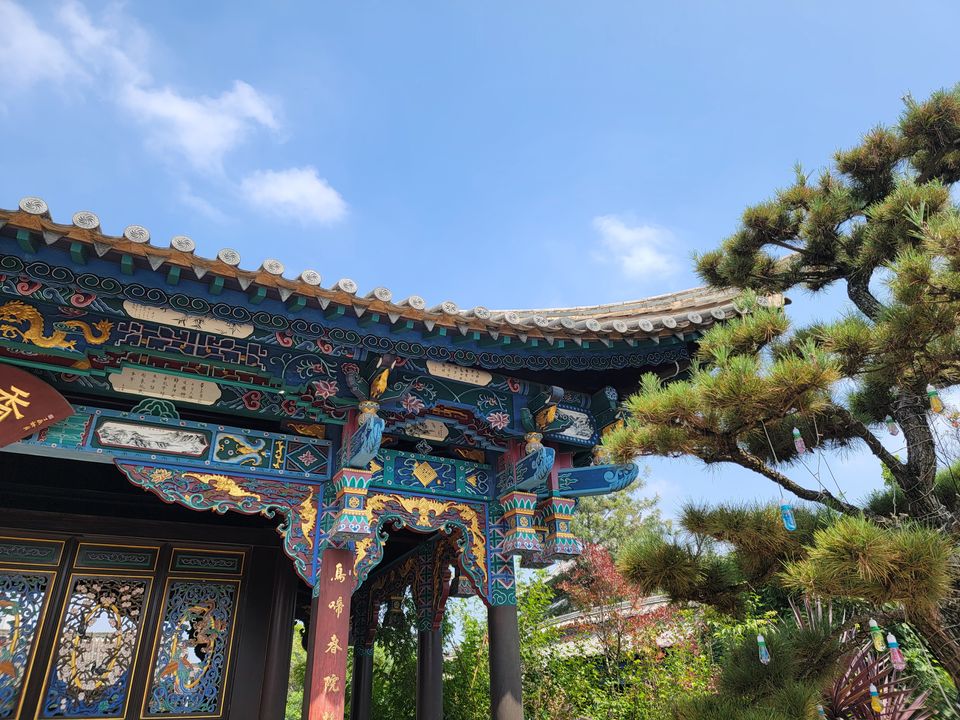 Một góc hoa viên