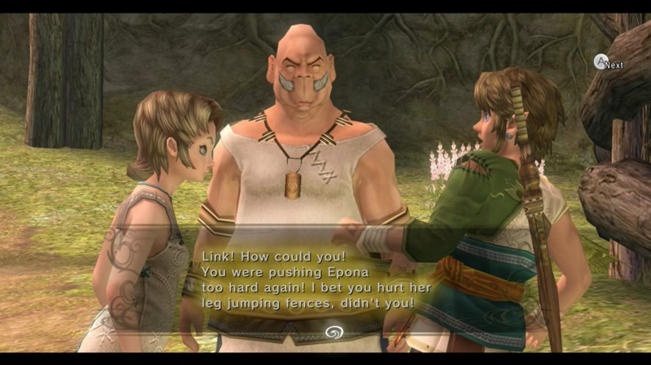 Link và Ilia cãi nhau về Epona