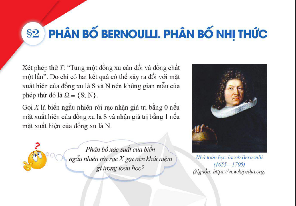 Trong <a href="https://toanmath.com/2023/12/chuyen-de-hoc-tap-toan-12-canh-dieu.html">Sách chuyên đề toán 12 bộ cánh diều</a> trang 13, các bạn học sinh lớp 12 được học về phân bố nhị thức (binomial distribution).