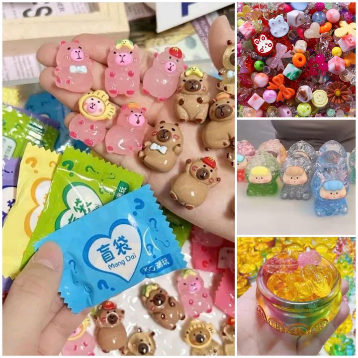 <i>Các sản phẩm túi mù đa dạng từ hình dáng, màu sắc tới mẫu mã</i>