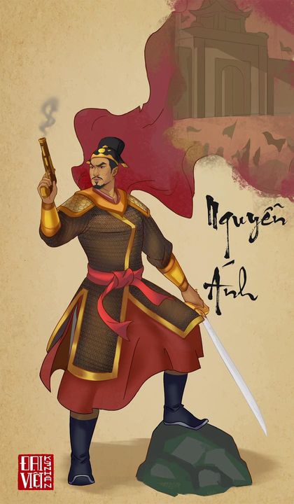 Chúa Nguyễn Phúc Ánh, tranh: Đại Việt kỳ nhân