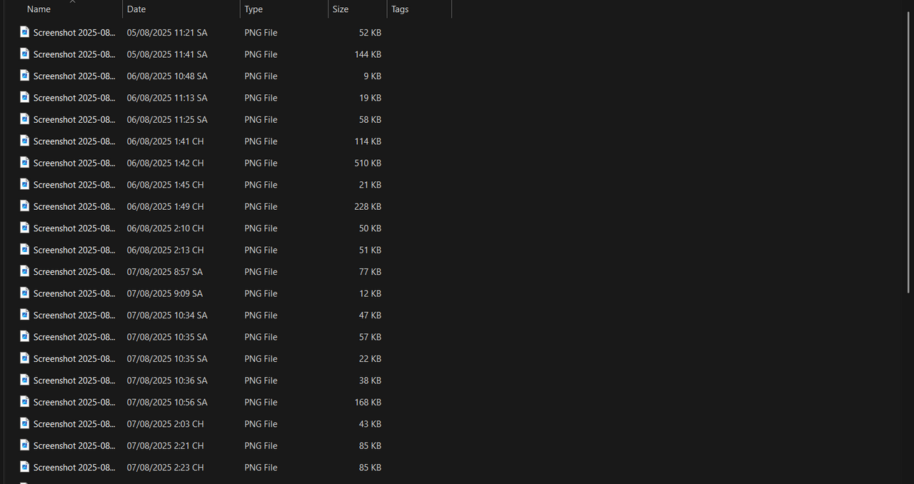1 Folder ảnh với tên cần được chỉnh sửa