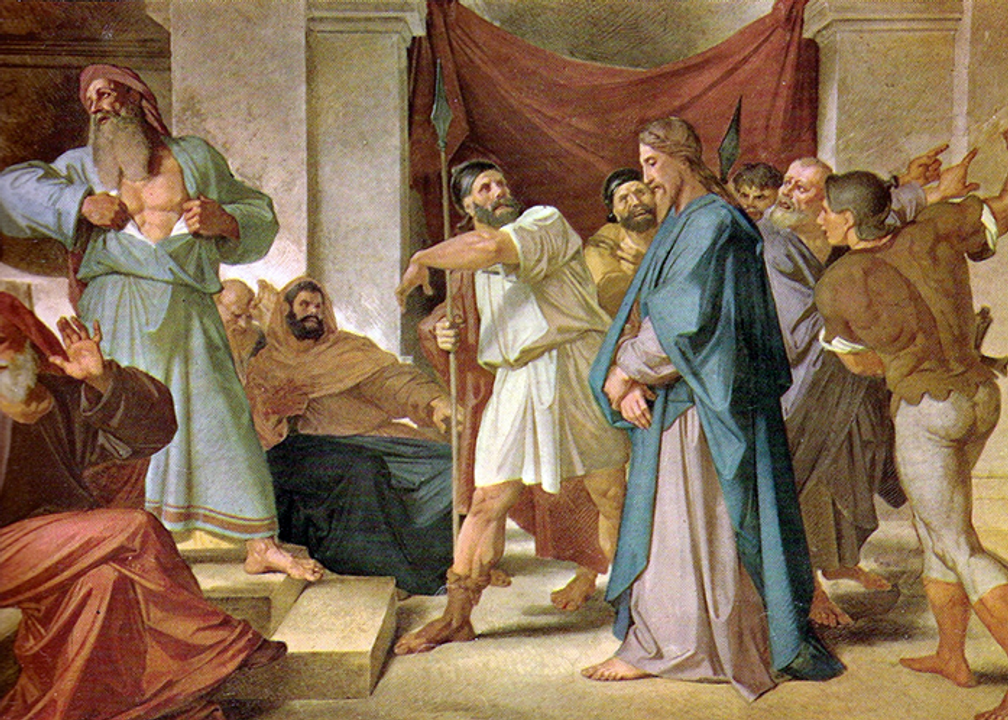 Đức Jesus trước tòa hội đồng