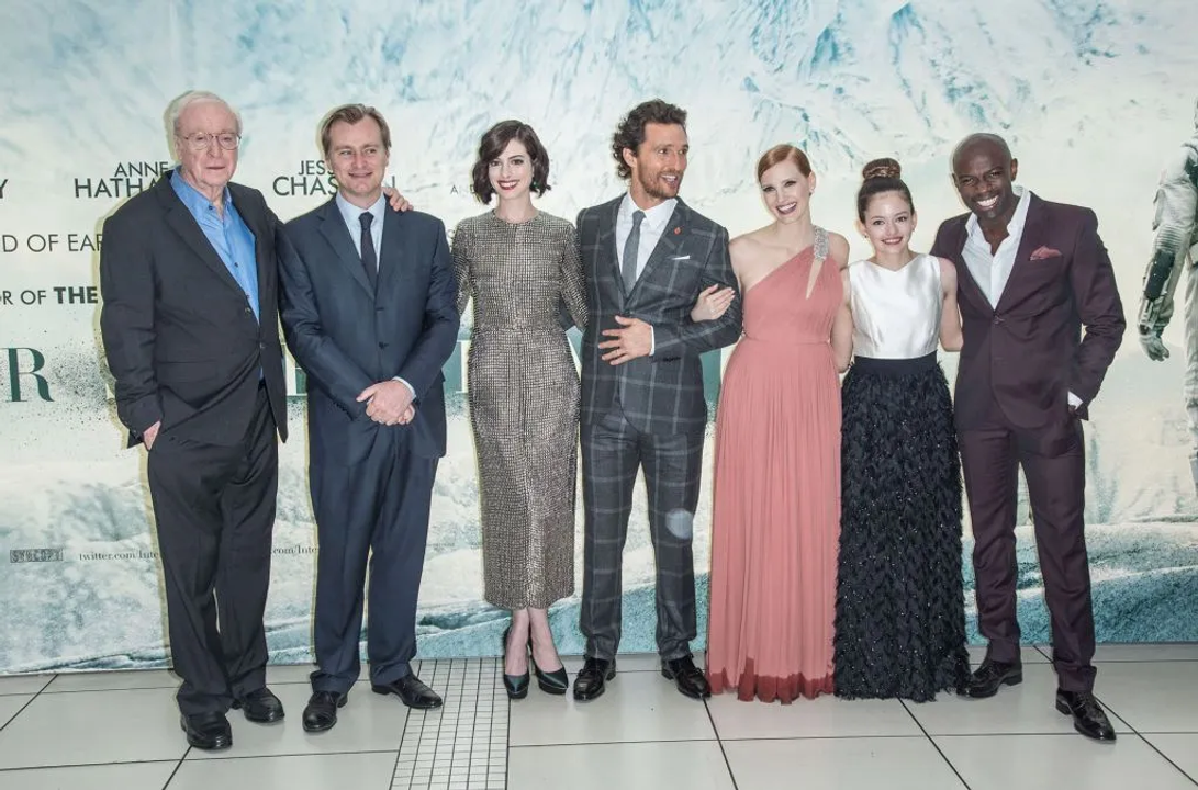 <i>Các dàn diễn viên trong "Interstellar".</i>