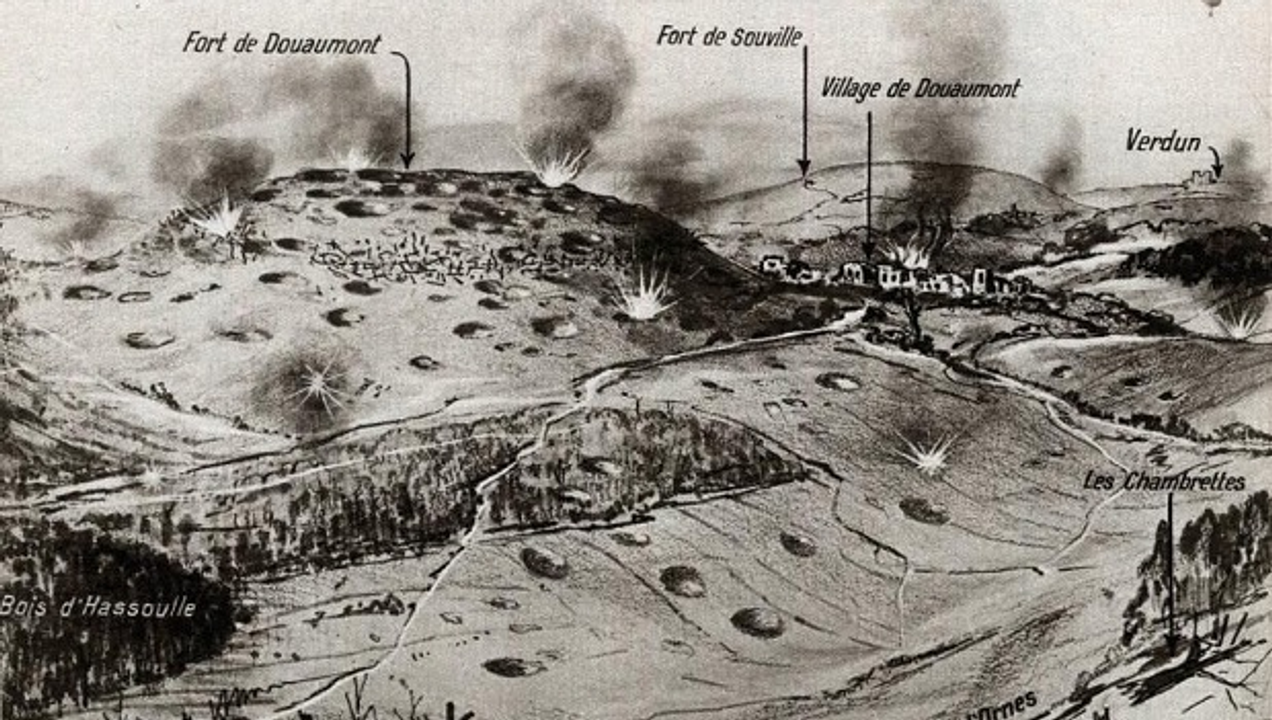 Pháo đài Douaumont ở Verdun