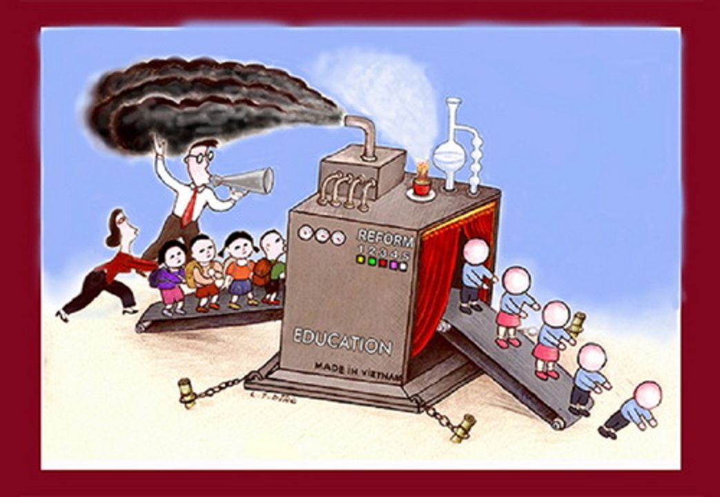 Ảnh châm biếm về giáo dục - sưu tầm từ internet -