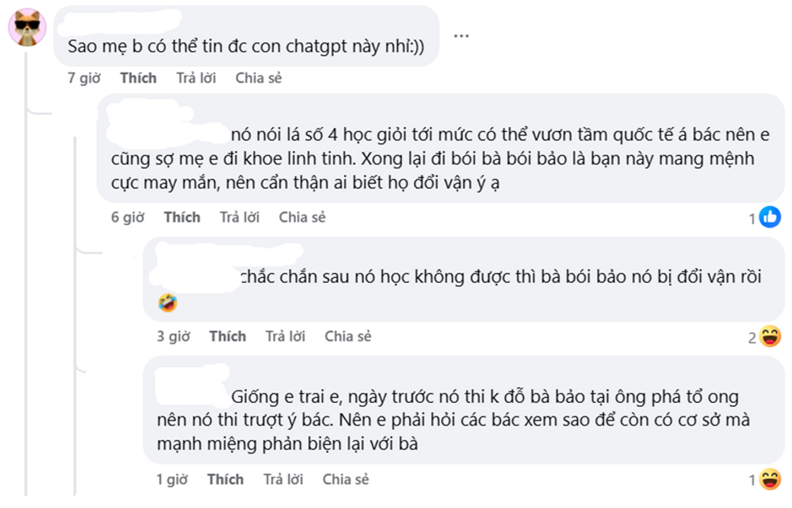 Hẳn bà nội đang rất tự hào về các cháu.