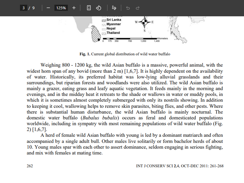 Nguồn : <a href="https://www.researchgate.net/publication/304668399_Status_of_Asiatic_Wild_water_buffalo_in_Nepal">Status of Asiatic Wild water buffalo in Nepal</a>