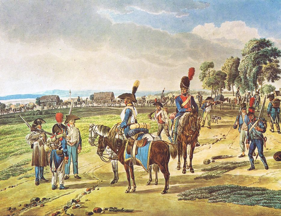 <i>Hoạt động hậu cần lúc bấy giờ phần lớn không thể theo kịp tốc độ hành quân</i>