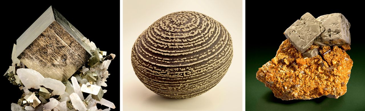 Ba loại pirit khác nhau, có thể hình thành theo 21 cách khác nhau trong điều kiện nhiệt độ và độ ẩm rất khác nhau, có hoặc không có sự hỗ trợ của vi khuẩn.