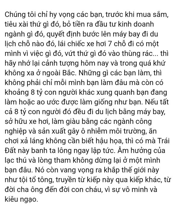 Cắt từ bài viết trên FB của Hành tinh Titanic