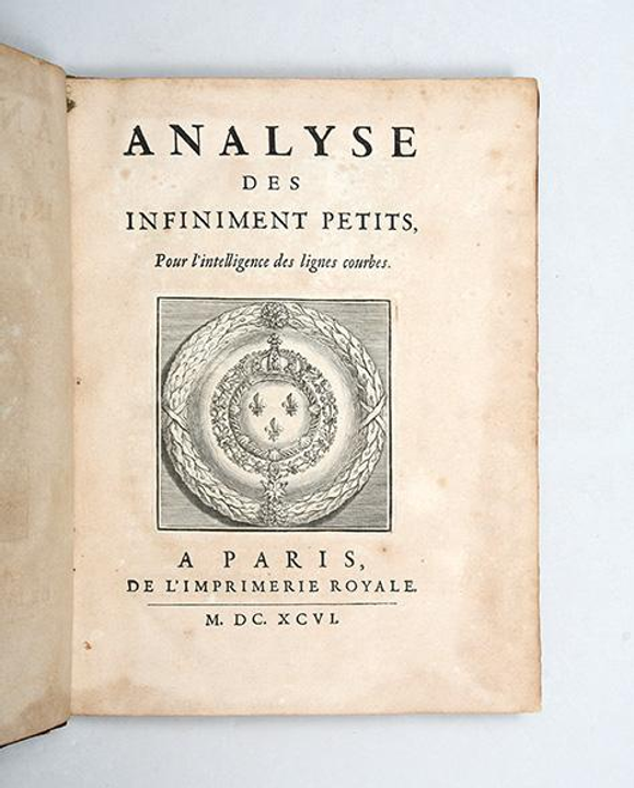 Analyse des infiniment petits, puor l’intelligence des lignes courbes