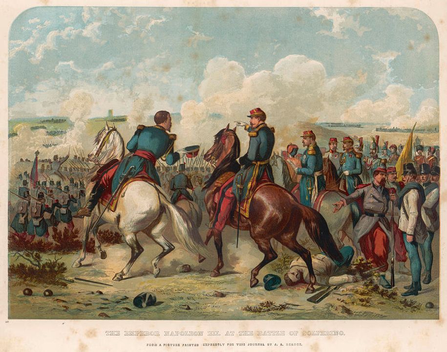 Napoleon III, Hoàng đế Pháp trong trận Solferino