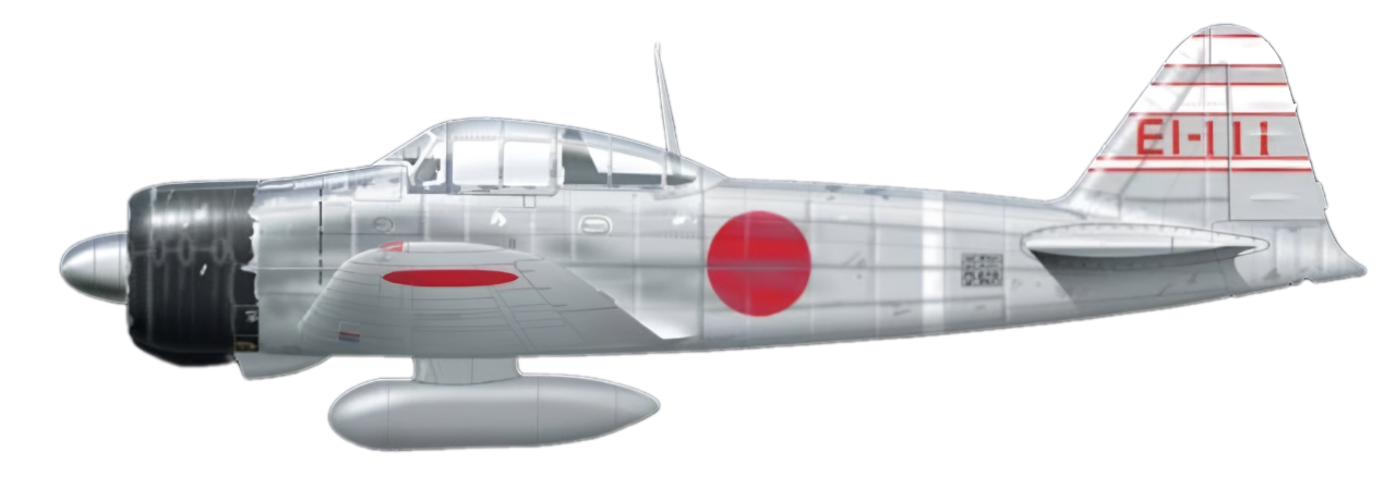 A6M2 Model 21 Zero của phi đội tiêm kích tàu sân bay Shokaku, do trưởng phi đội trung úy Hideki Shingo điều khiển trong trận chiến Santa Cruz ngày 26 tháng 10 năm 1942. Trung úy Shingo dẫn đội Zero của mình tấn công và tuyên bố bắn hạ năm máy bay đối phương. 