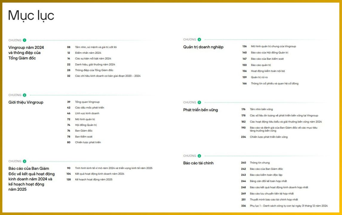 Báo cáo thường niên 2024 của Vingroup