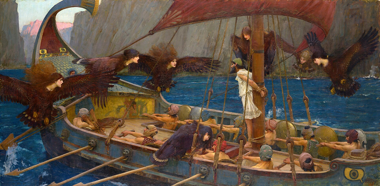 Odysseus và quái vật Sirens
