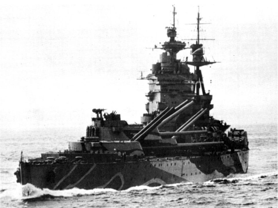 Trong trận chiến cuối cùng của Bismarck vào ngày 27 tháng 5 năm 1941, Rodney đã bắn nhiều phát trúng thiết giáp hạm Đức bằng các khẩu pháo 16 inch của mình. Mặc dù những phát bắn này không đánh chìm Bismarck, nhưng chúng đã phá hủy khả năng chiến đấu của nó. Trong trận chiến, Rodney cũng đã phóng ngư lôi vào Bismarck từ các ống phóng ngư lôi ngầm của mình.