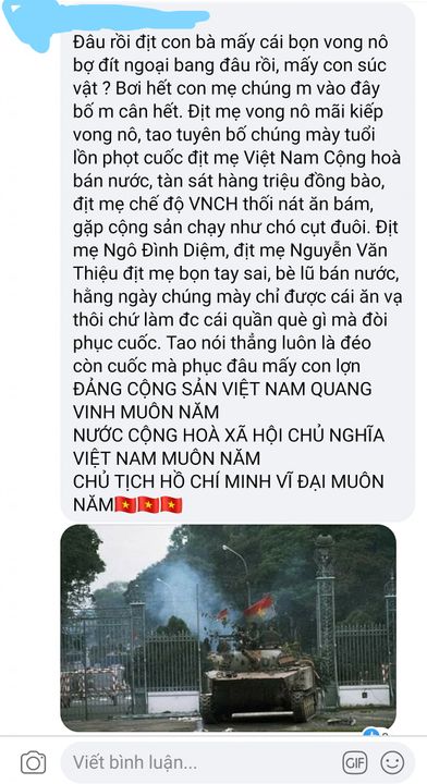 Một lời bình của một người "yêu nước"