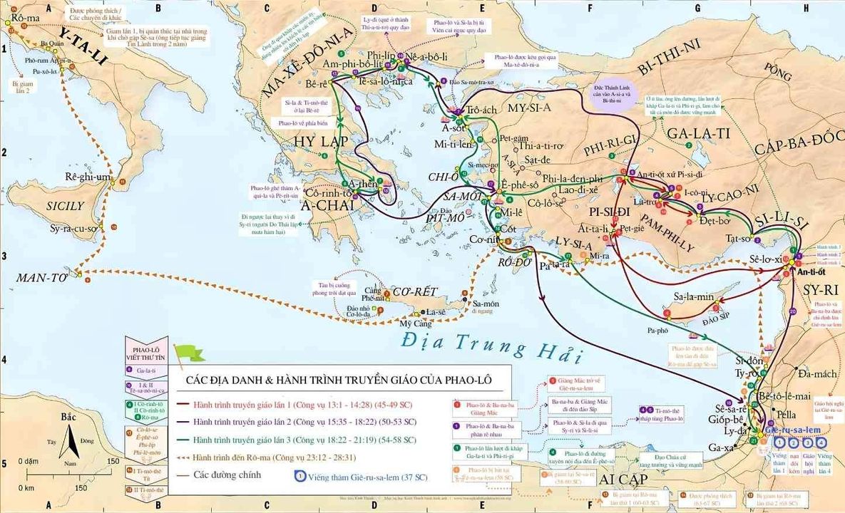 Hành trình truyền giáo của sứ đồ Paulus