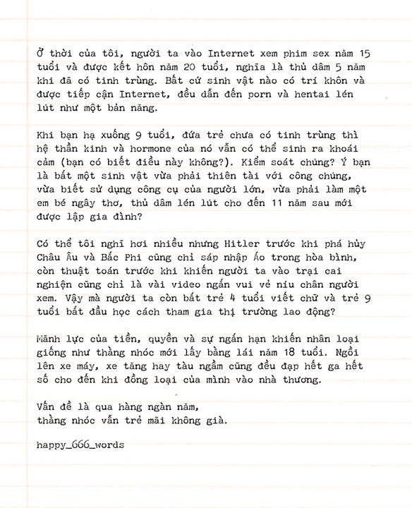 Đây là những đoạn ngắn được trích ra trong nhật ký. Nó cho bạn thấy một phần những suy nghĩ vẩn vơ thường ngày của tôi.