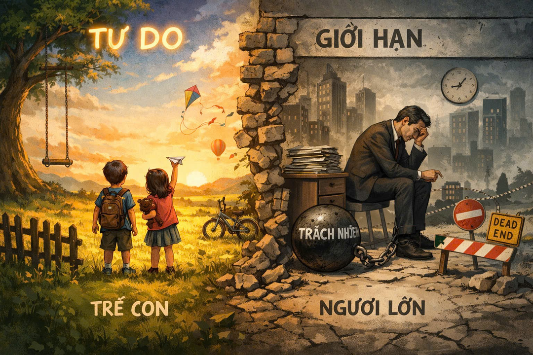 Những đứa trẻ ngày ấy chưa thể hiểu được  thứ chúng đang có chính là tự do