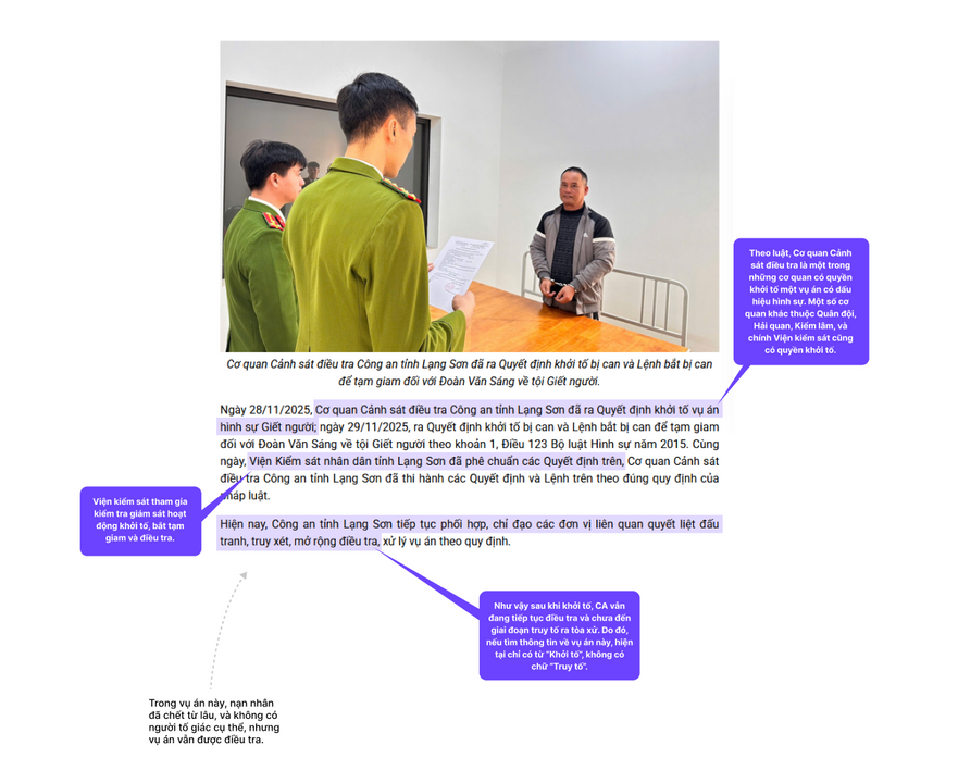 Đây là một ví dụ về đọc hiểu các nội dung được đăng trên báo