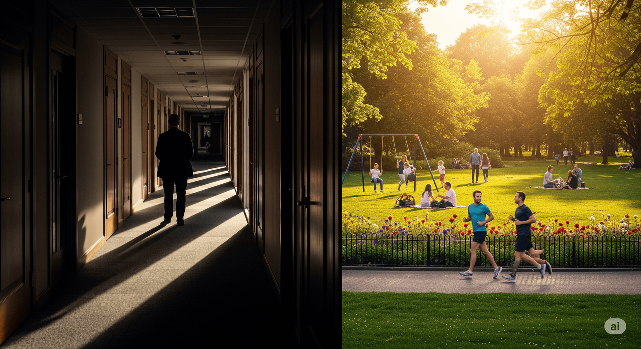 Bạn có thể ép một cơ thể ngồi vào bàn làm việc, nhưng không thể ép một bộ não sáng tạo khi nó đã kiệt quệ