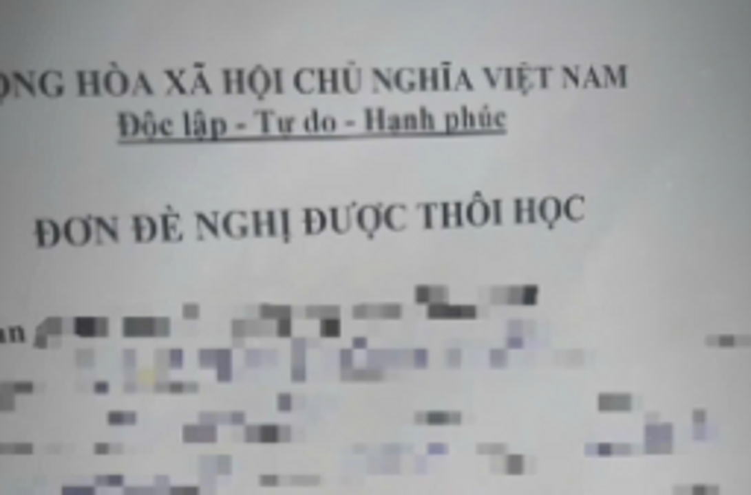 Phần góc của tờ giấy.