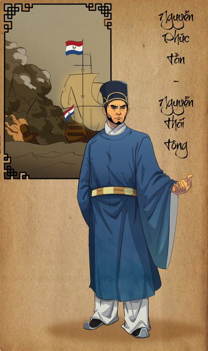 Chúa Hiền Nguyễn Phúc Tần, tranh: Đại Việt kỳ nhân