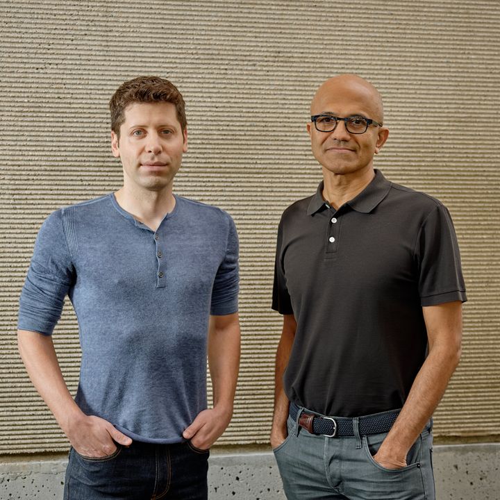 Sam Altman và Satya Nadella