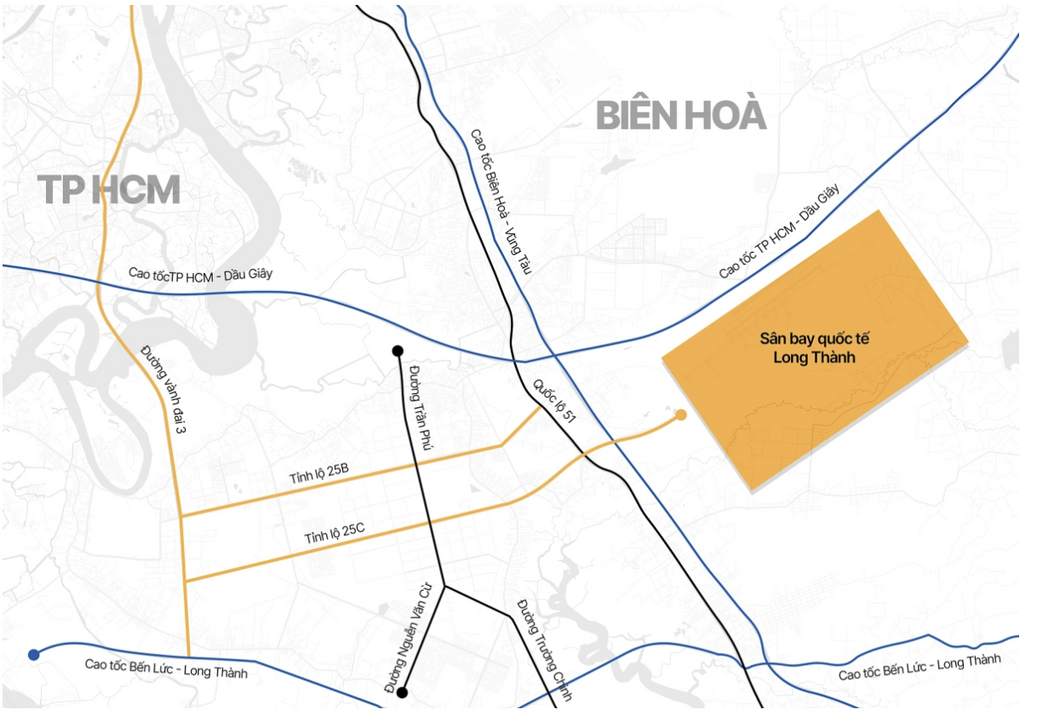 Sơ đồ cao tốc sắp đi vào hoạt động